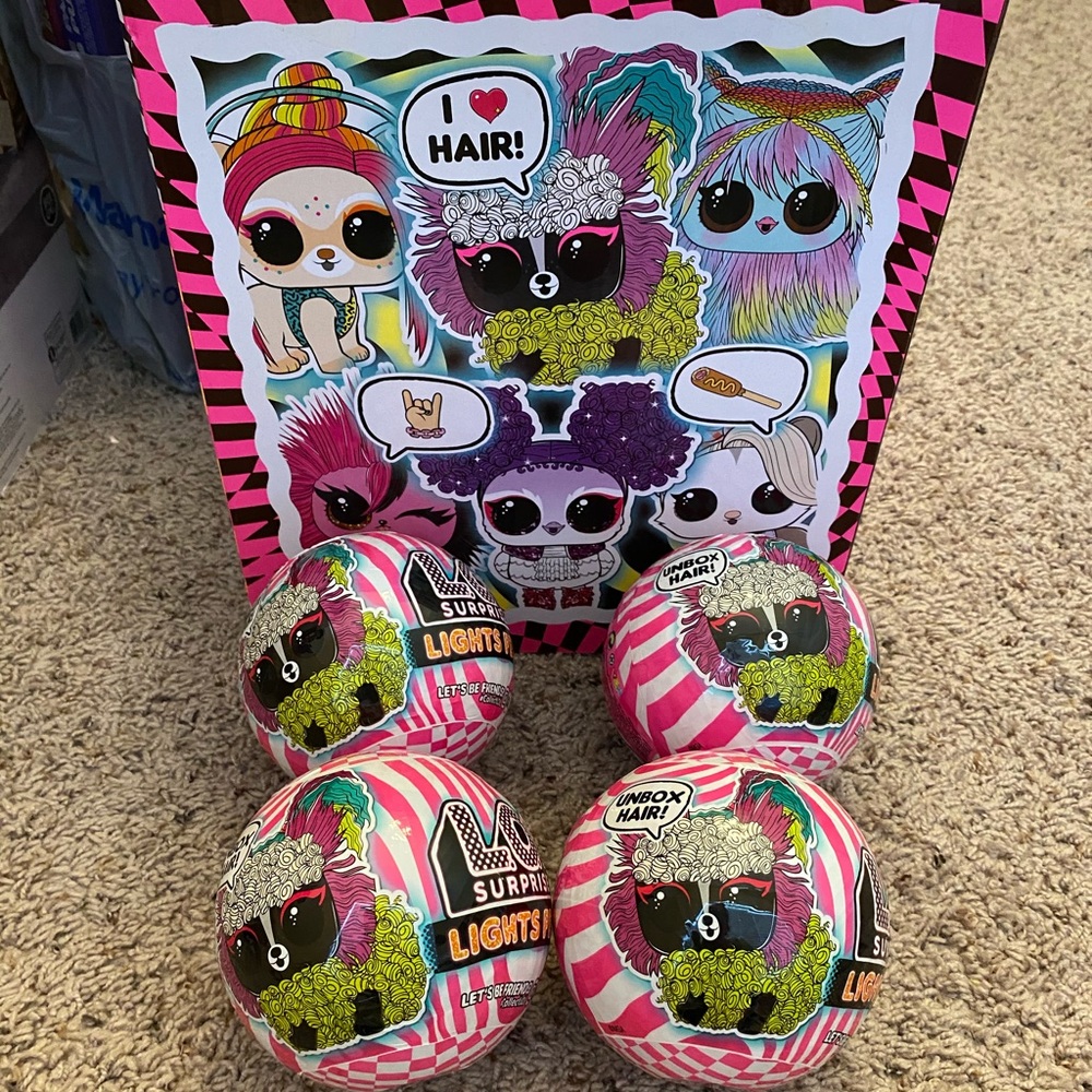 L.o.L. Surprise Lights Pets bundle of 4